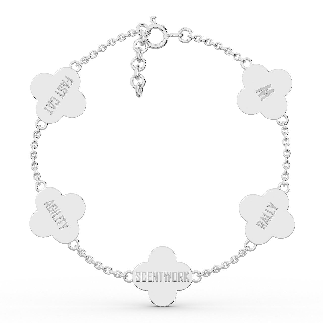 Clover Weimaraner Sports Bracelet